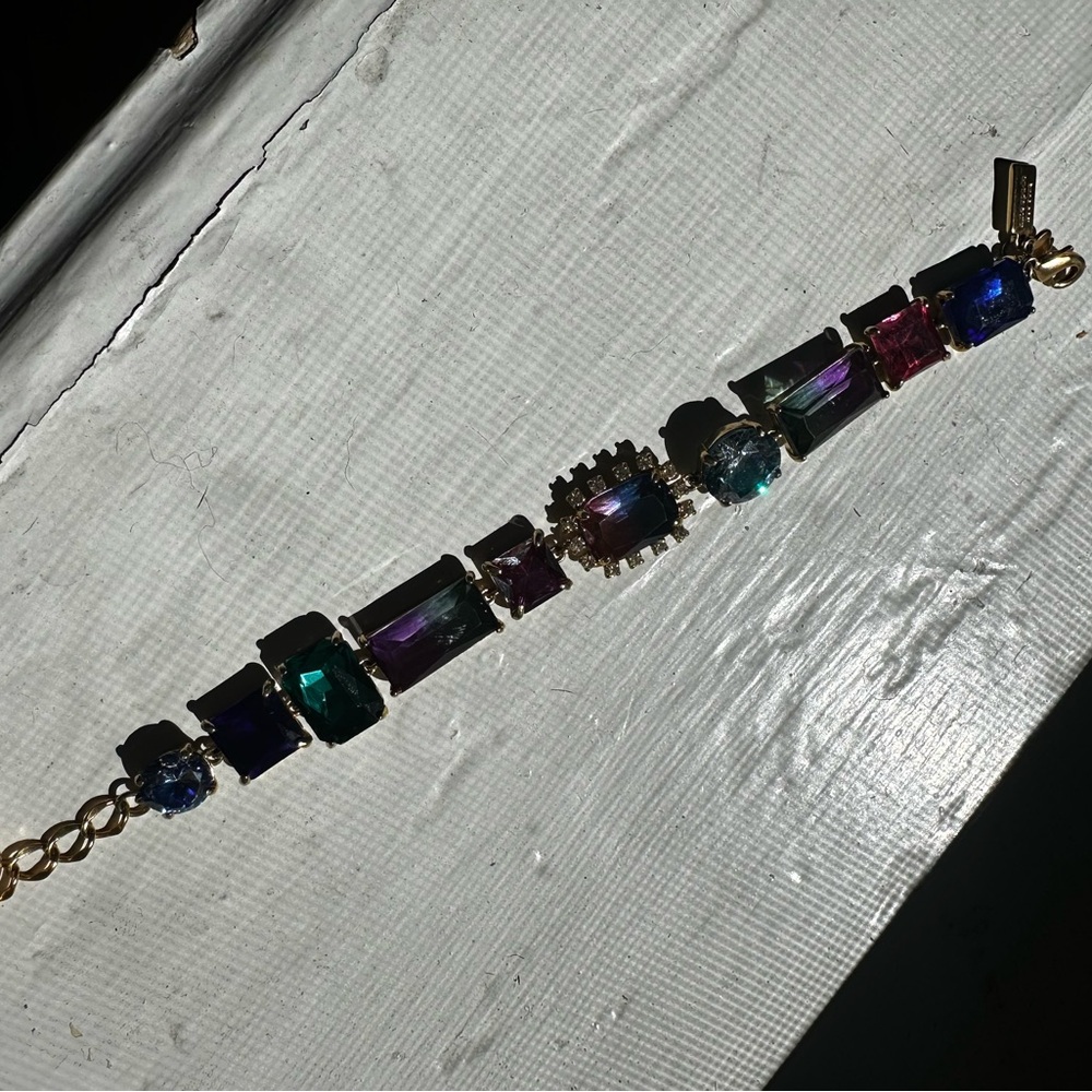 Worn once Kate spade gemstone colorful bracelet